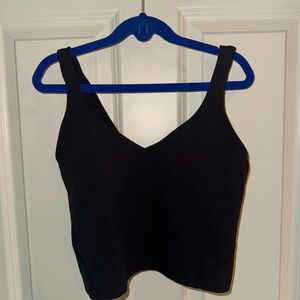Lululemon black align tank, barely worn!